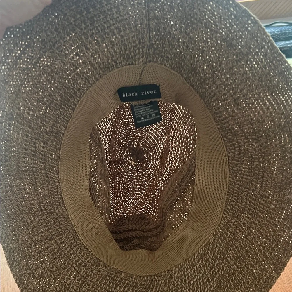Black Rivet Women's Brown Woven Hat